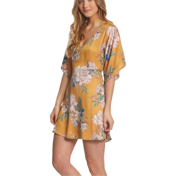 Billabong Golden Light floral dress, size small - Picture 7 of 8